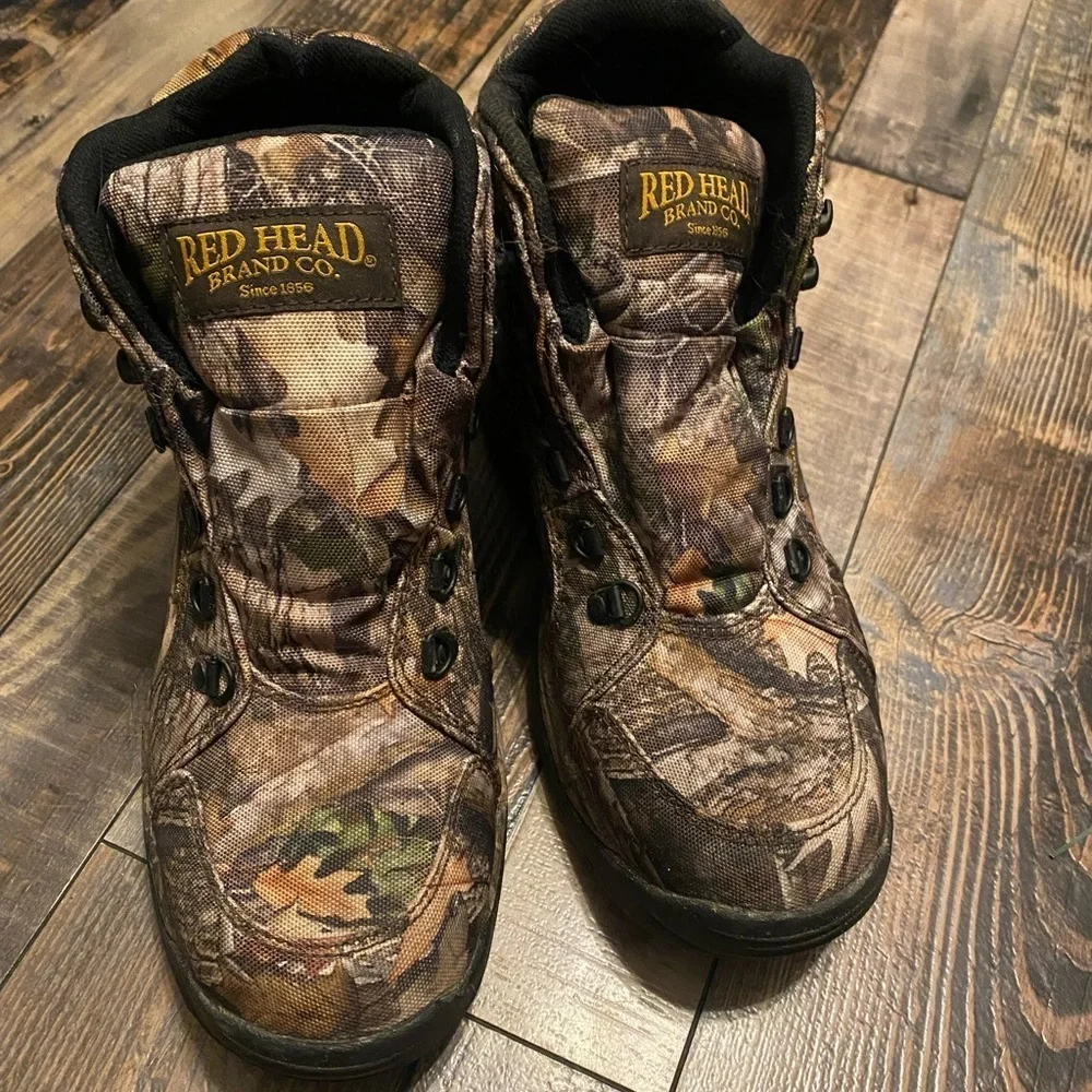 RedHead Hunting Woodland Camo Boots